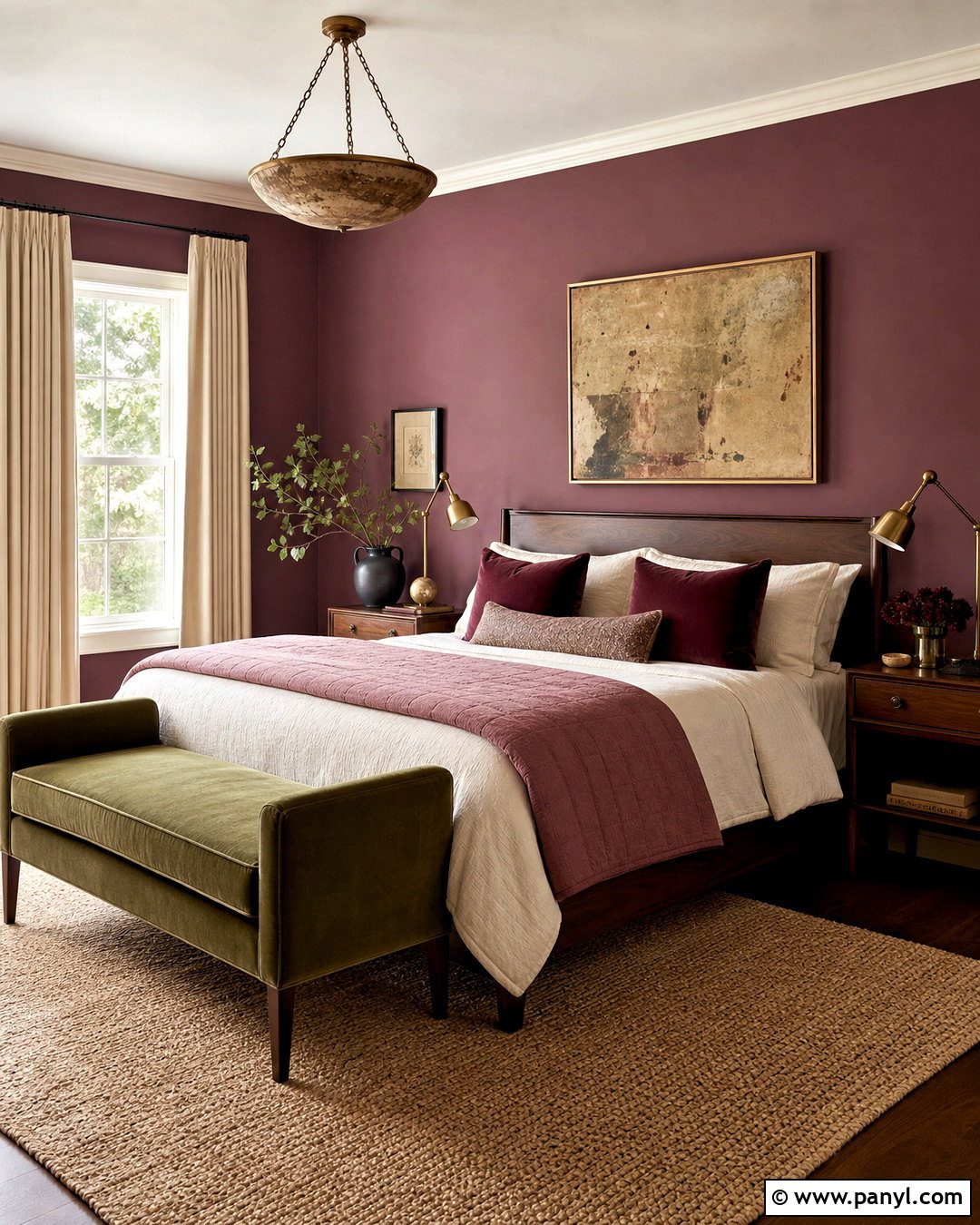 Red Violet Purple Bedroom - 20 purple paint colors bedroom ideas