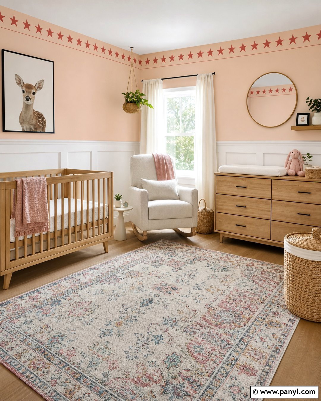 Red Wallpaper Border for a Nursery - 20 Red Wall Border Ideas