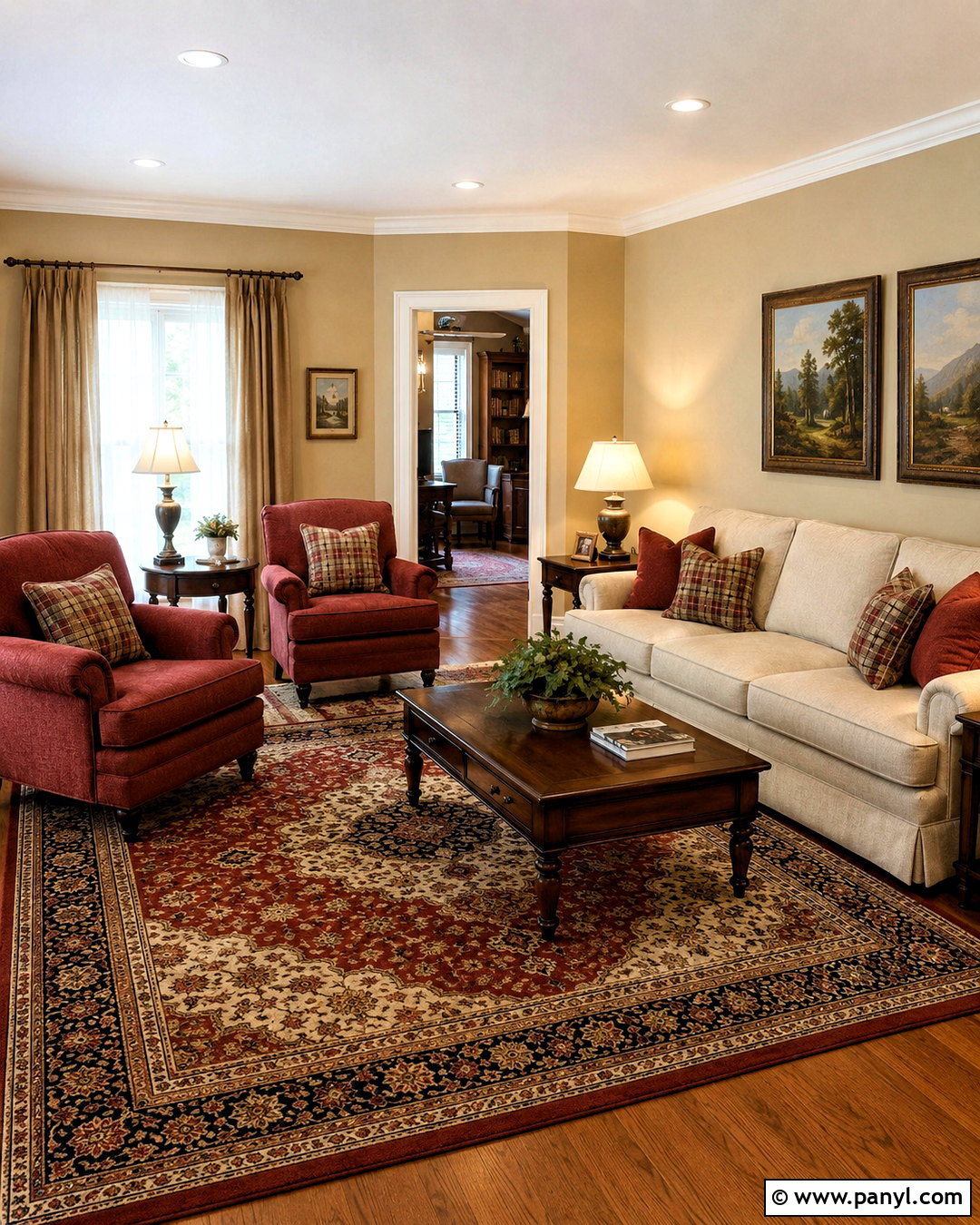 Red With Beige Walls - 20 What Color Goes With Beige Walls