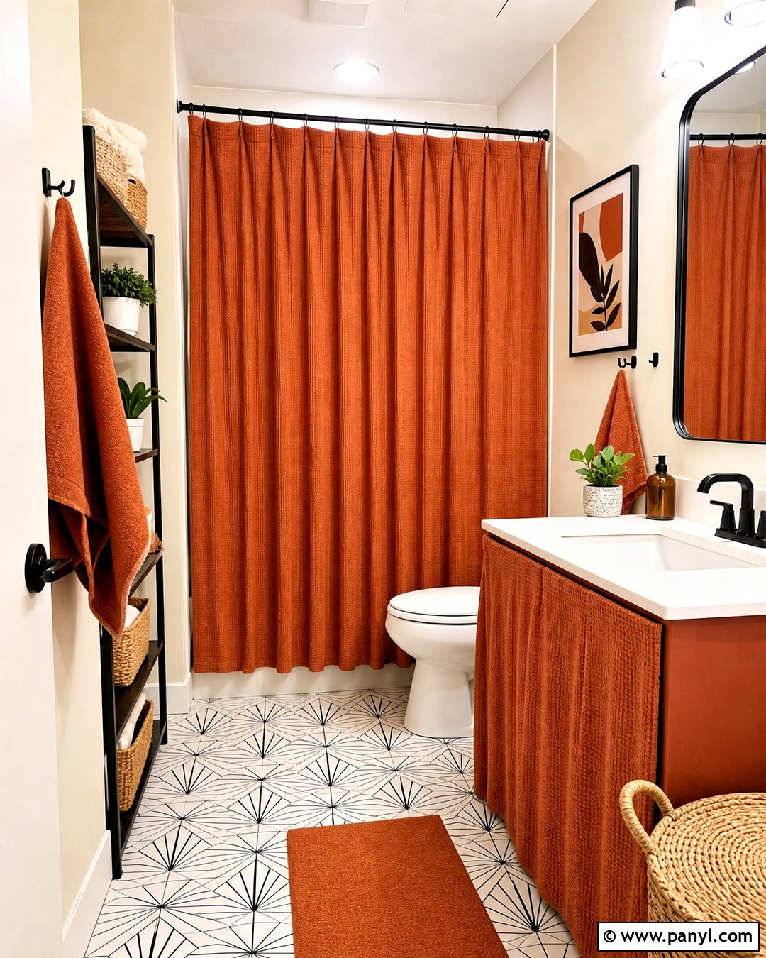 Rental Burnt Orange Bathroom - 20 burnt orange bathroom ideas