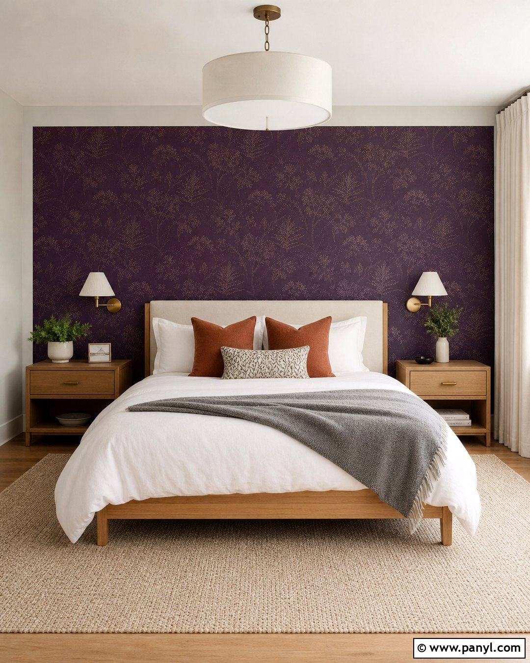 Rental-Friendly Dark Purple Walls - 35 Dark Purple Walls
