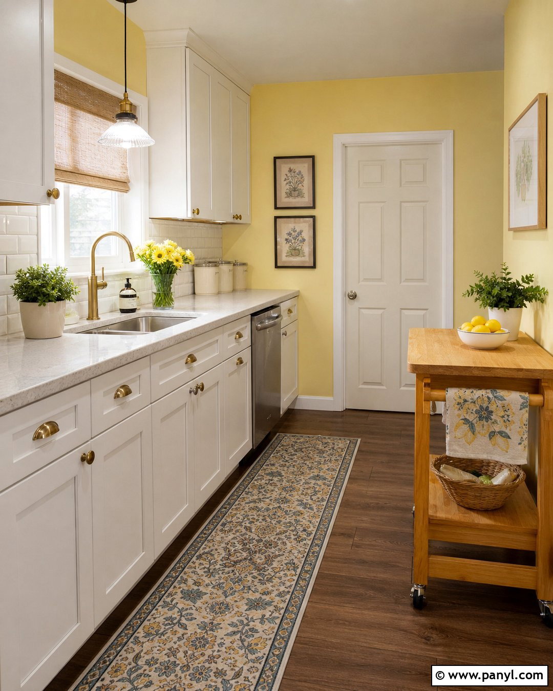 Rental Kitchen With Yellow Walls - 45 Yellow Kitchen Walls