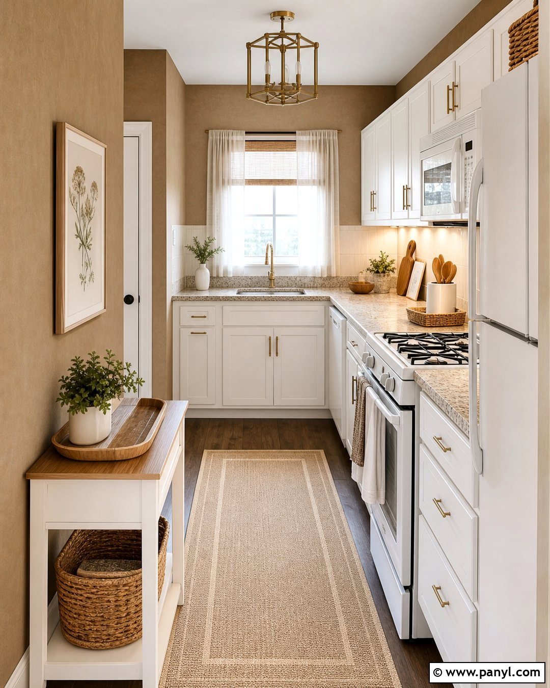Renter Friendly Brown Kitchen Walls - 35 Brown Kitchen Walls
