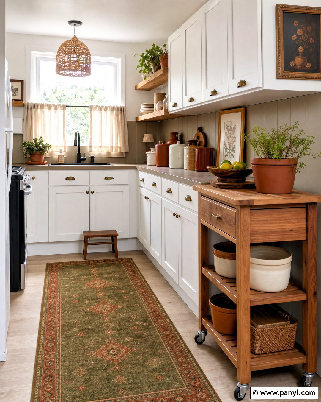 Renter-Friendly Earthy Kitchen - 20 earthy kitchen ideas