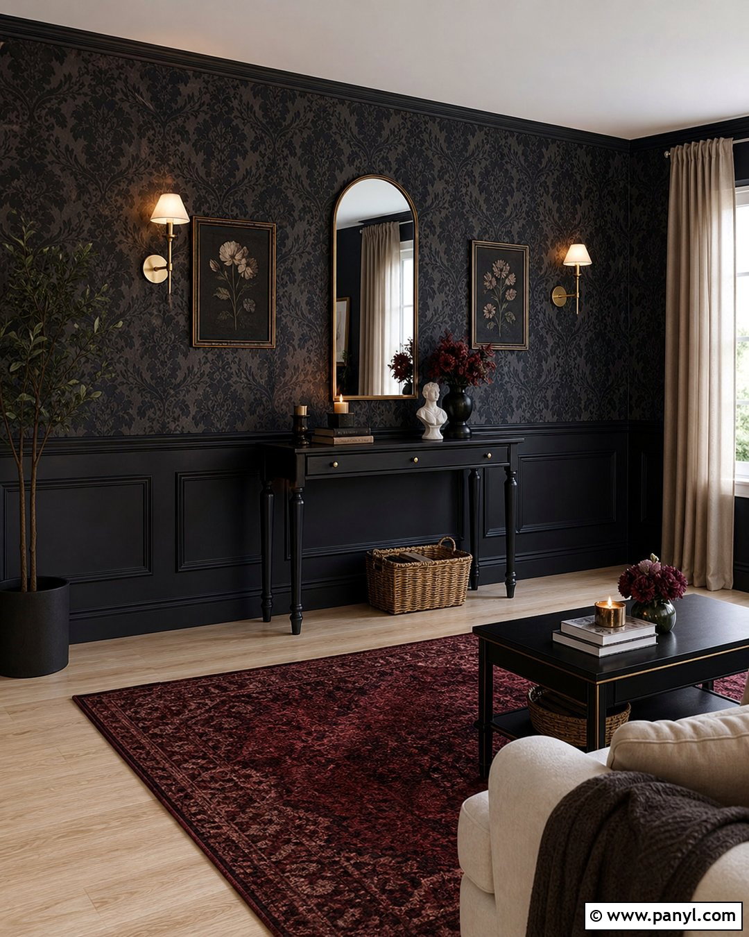 Renter-Friendly Gothic Wall - 30 Gothic Walls