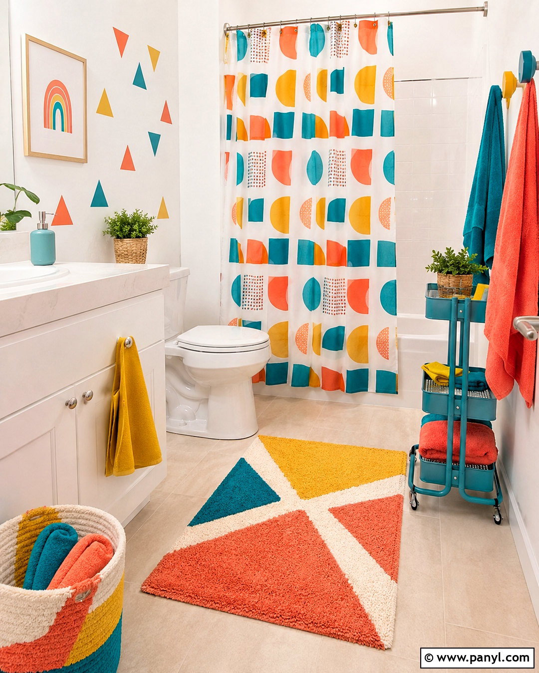 Renter Friendly Kids Bathroom - 20 kids bathroom ideas