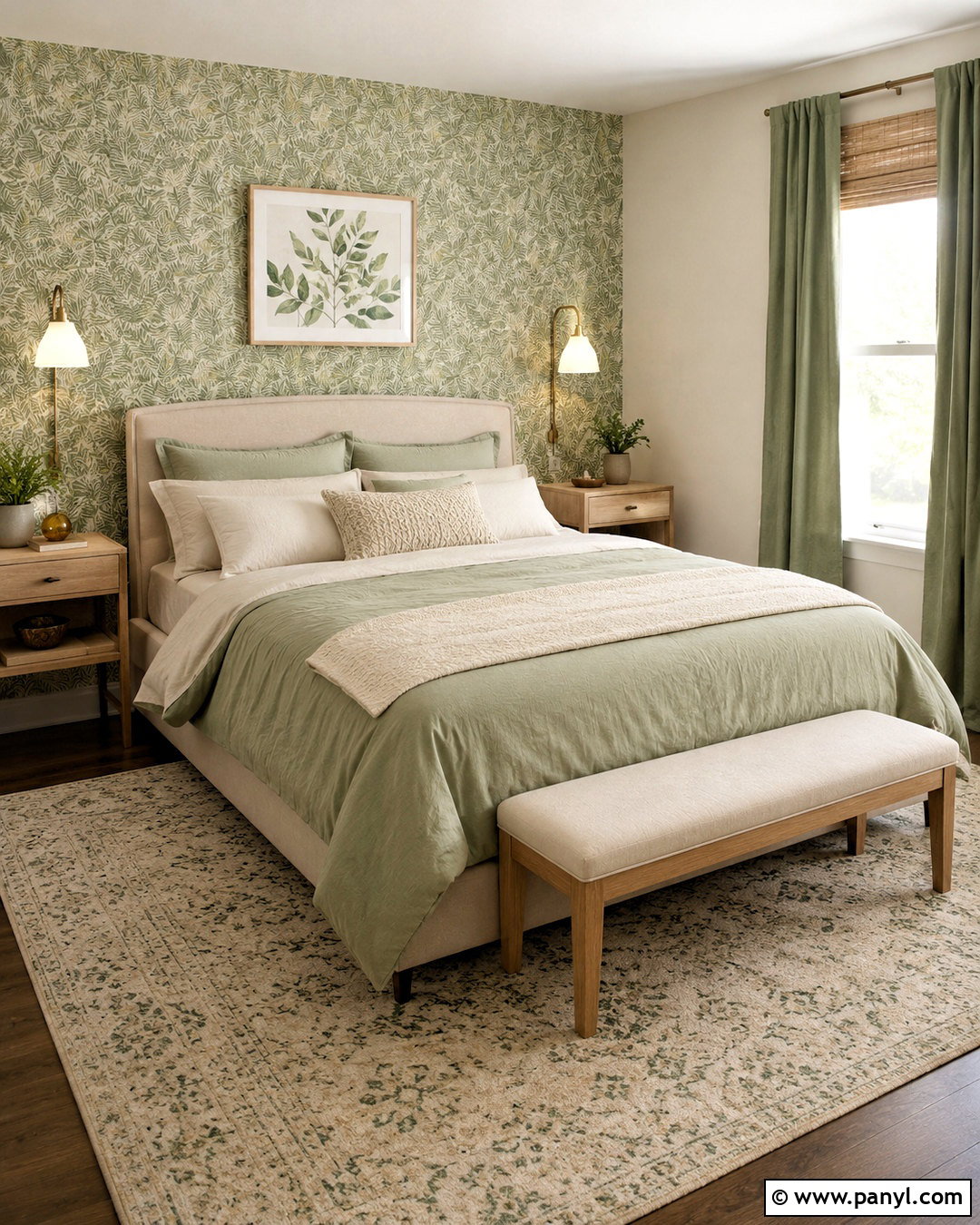 Renter Friendly Pale Green Bedroom - 20 pale green bedroom ideas