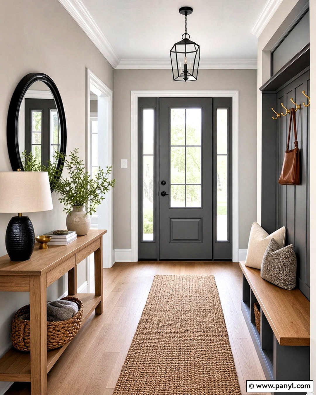 Repose Gray And Gauntlet Gray Entryway - 20 repose grey coordinating colors