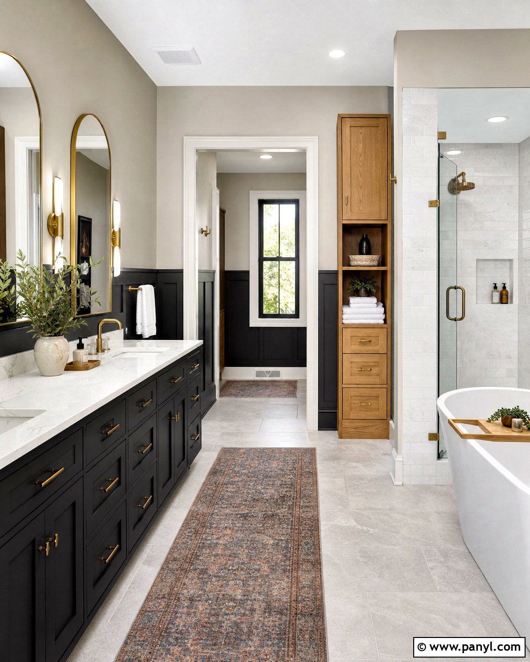 Repose Gray And Iron Ore Bathroom - 20 repose grey coordinating colors