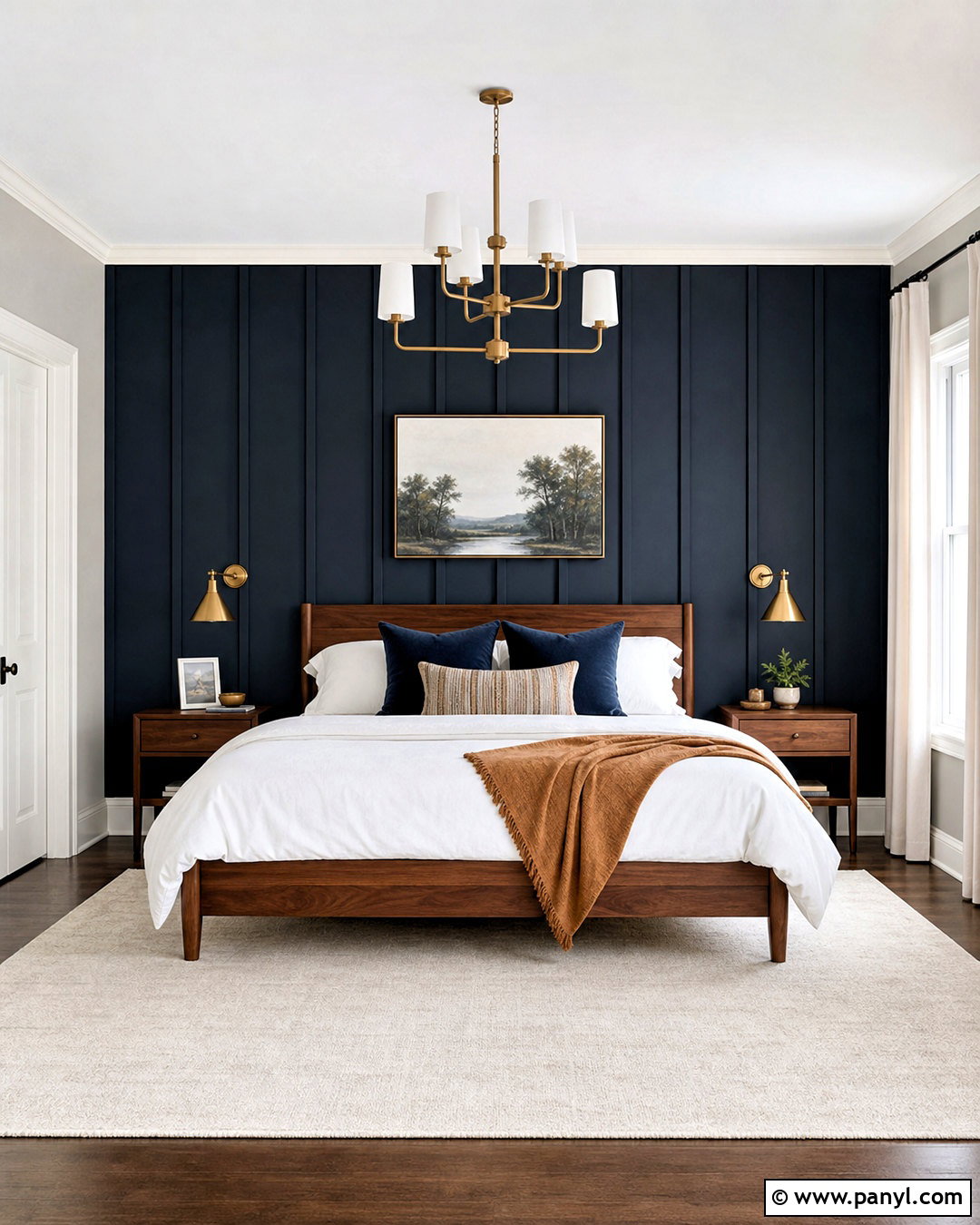 Repose Gray And Naval Bedroom - 20 repose grey coordinating colors