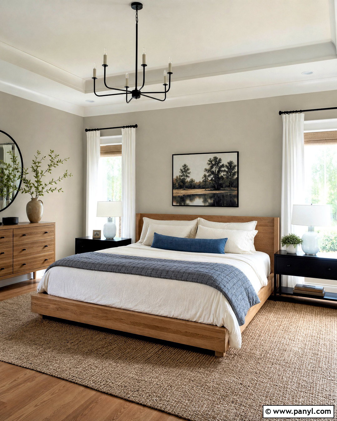 Repose Gray Bedroom - 20 sw greige paint colors