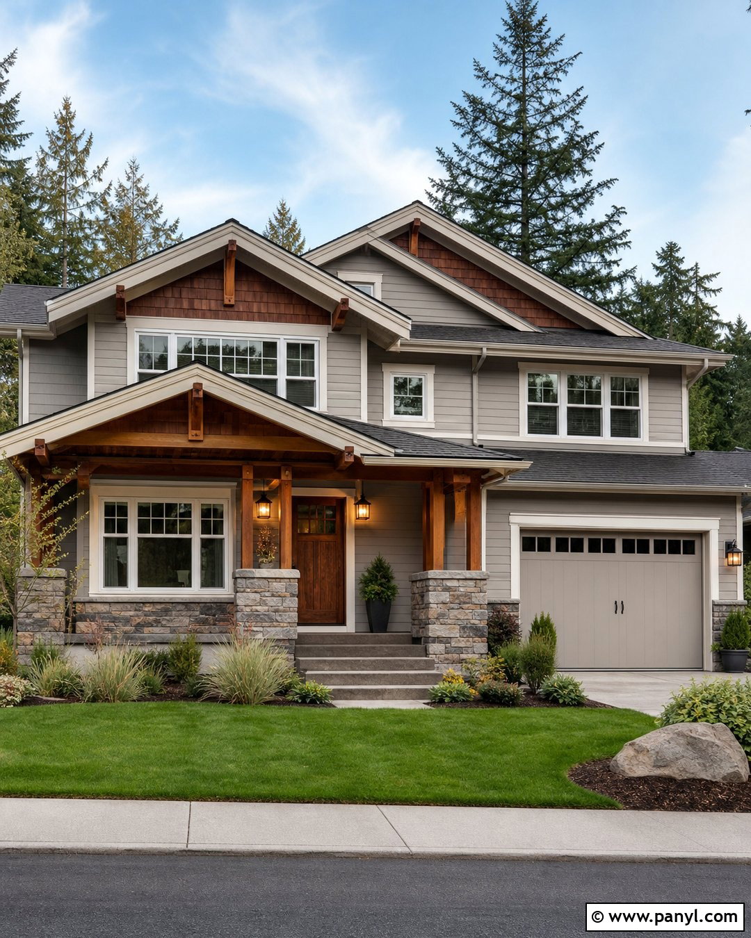 Repose Gray Craftsman Exterior - 30 sw repose gray ideas