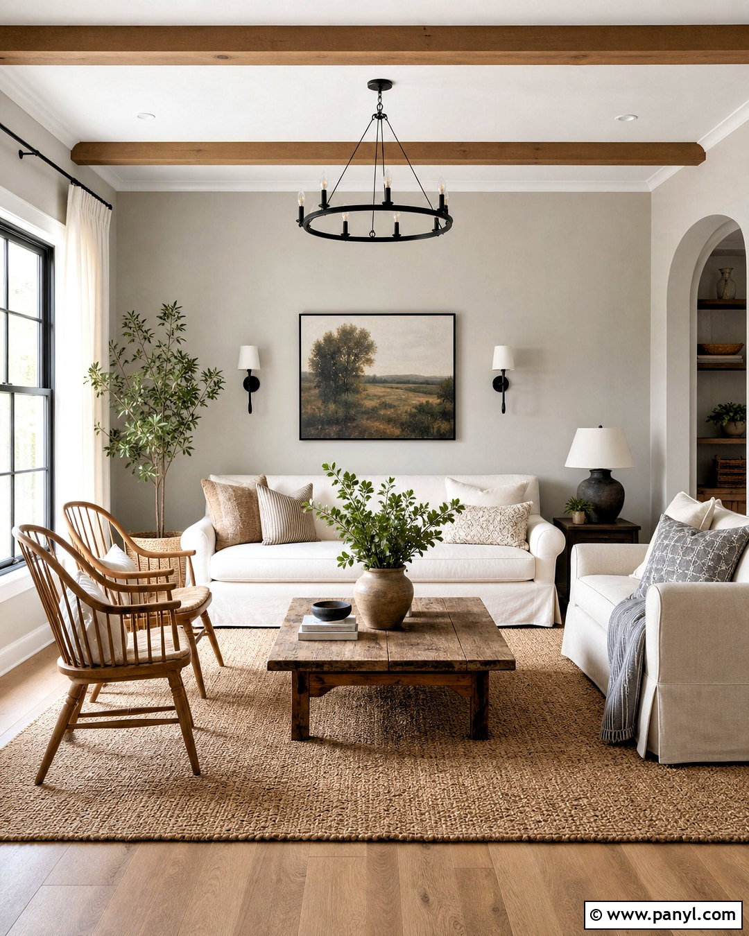 Repose Gray Farmhouse Room - 20 sherwin williams repose gray ideas