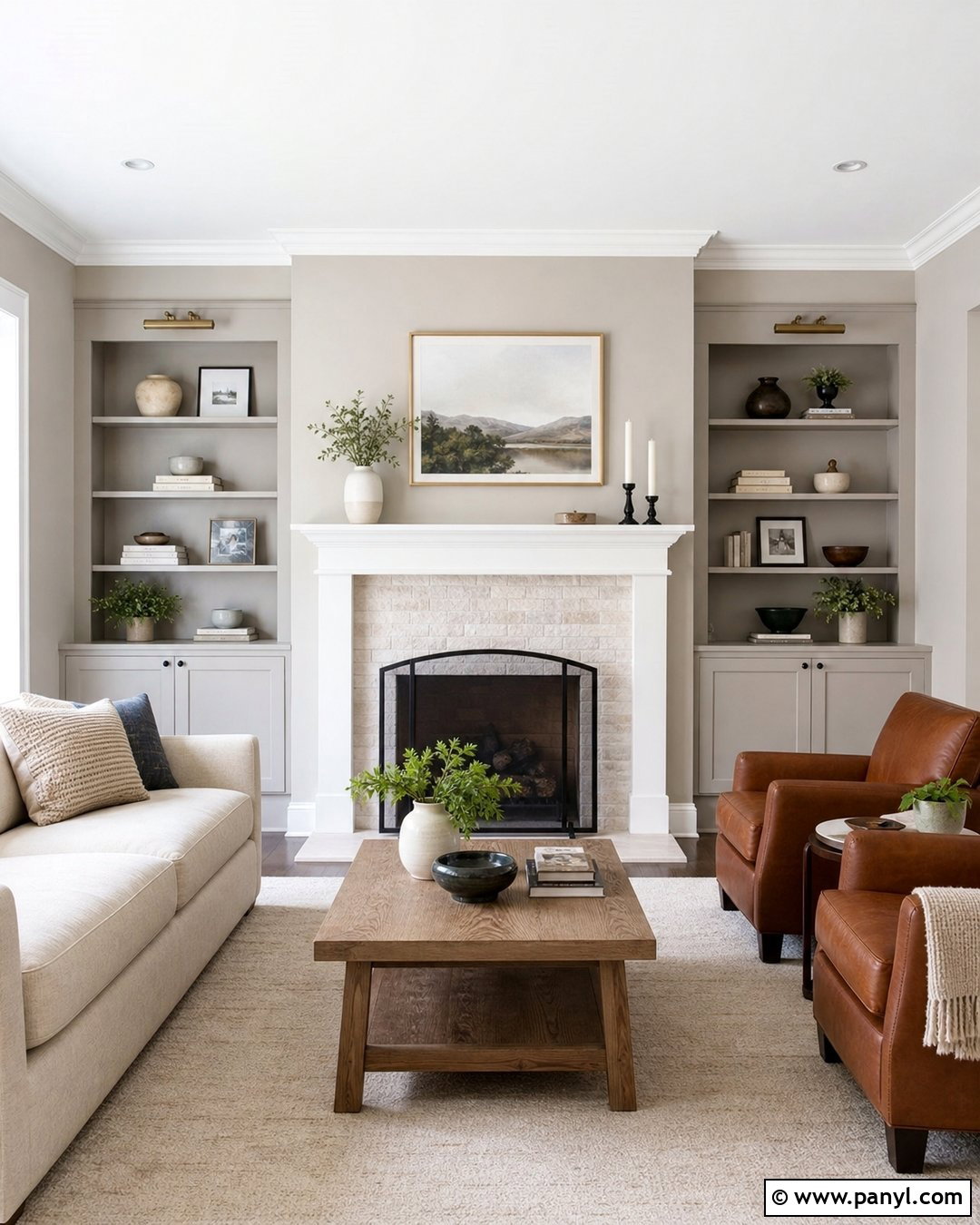 Repose Gray Fireplace Wall - 30 sw repose gray ideas