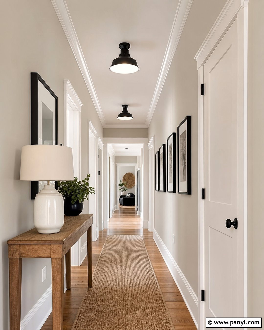 Repose Gray Hallway With White Trim - 20 repose gray with white trim ideas