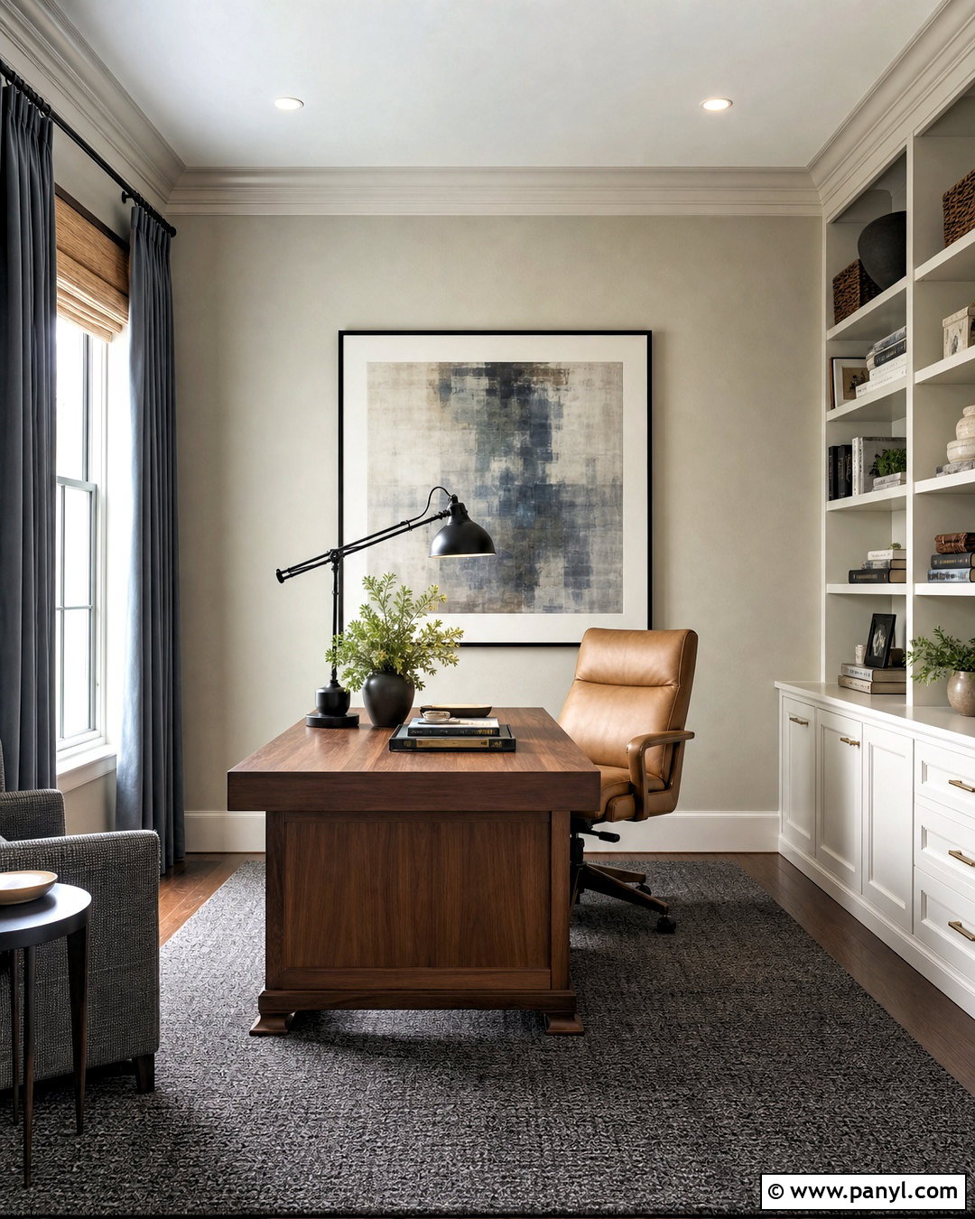 Repose Gray Home Office - 20 sherwin williams repose gray ideas