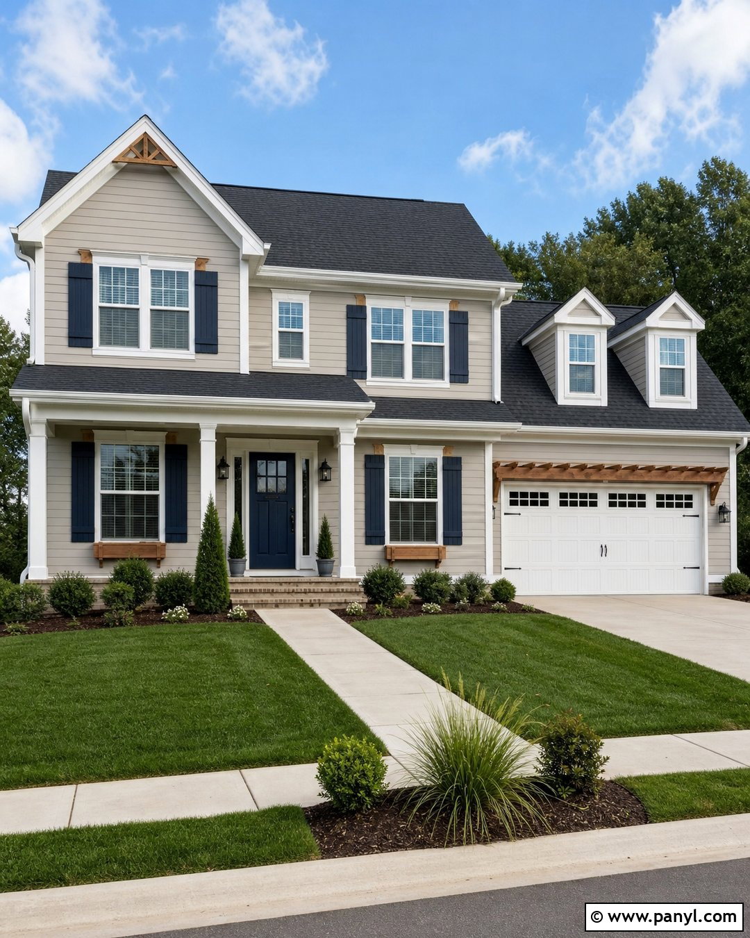 Repose Gray House Exterior With White Trim - 20 repose gray with white trim ideas