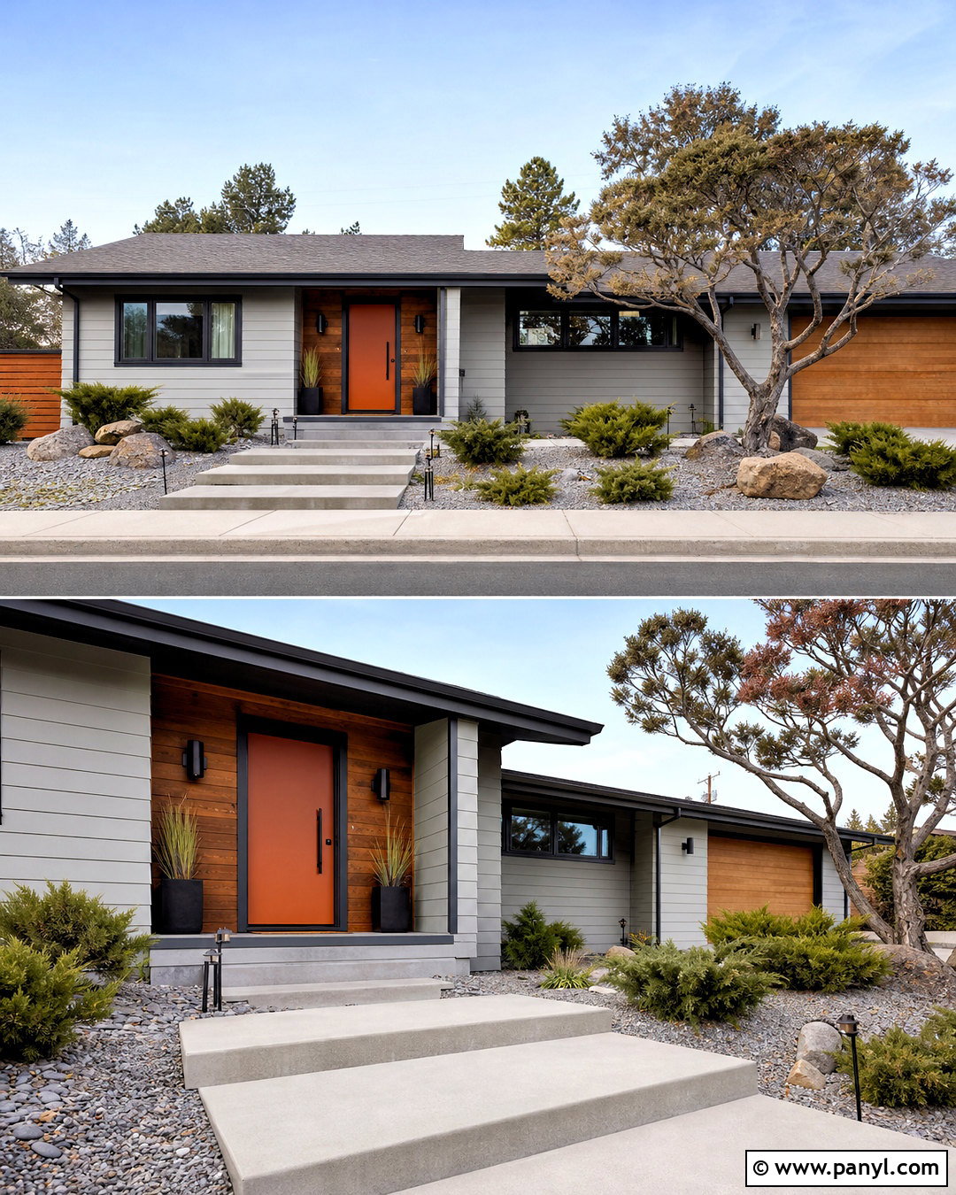 Repose Gray Mid Century Exterior - 20 repose gray sherwin williams exterior ideas