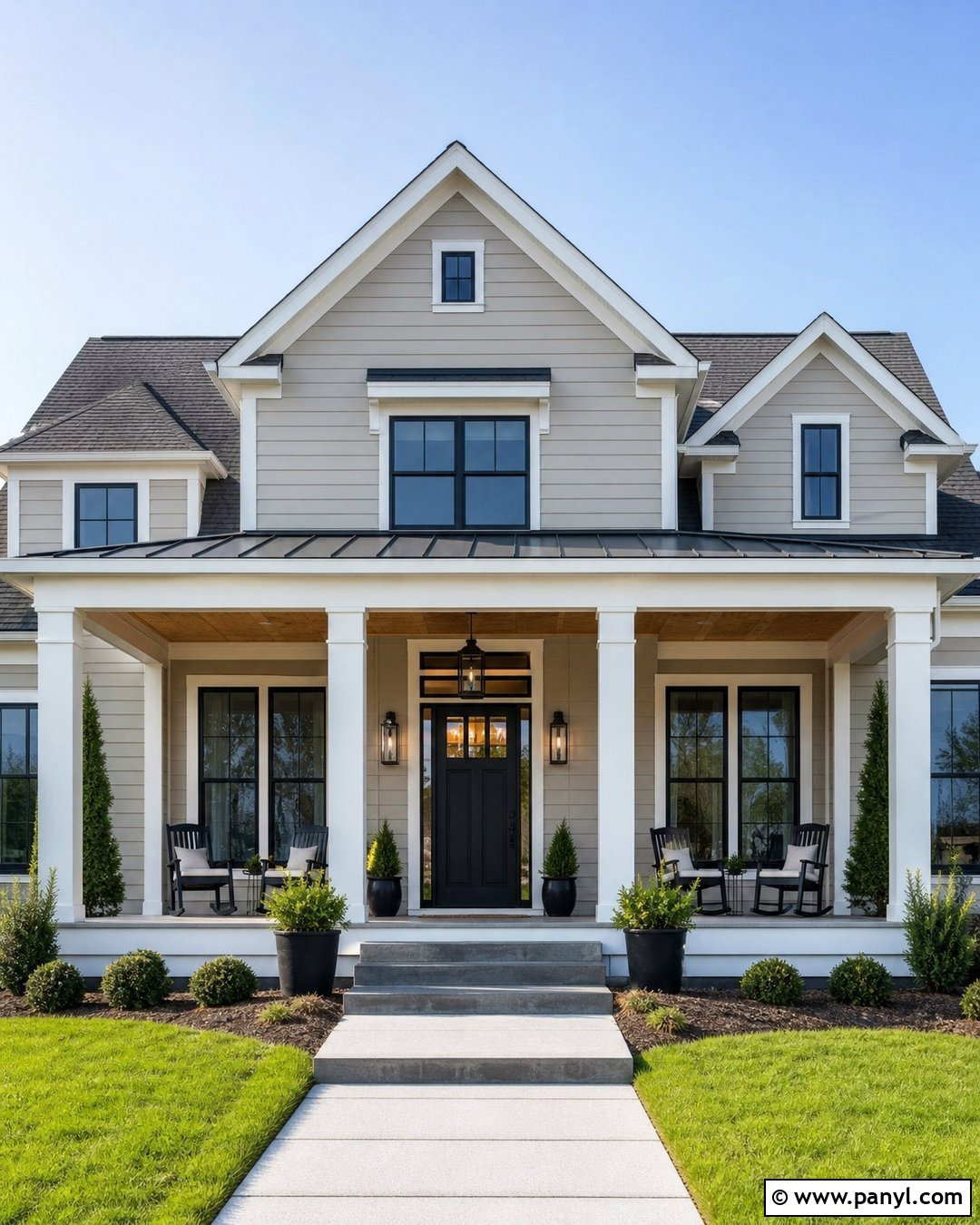 Repose Gray Modern Farmhouse Exterior - 30 sw repose gray ideas