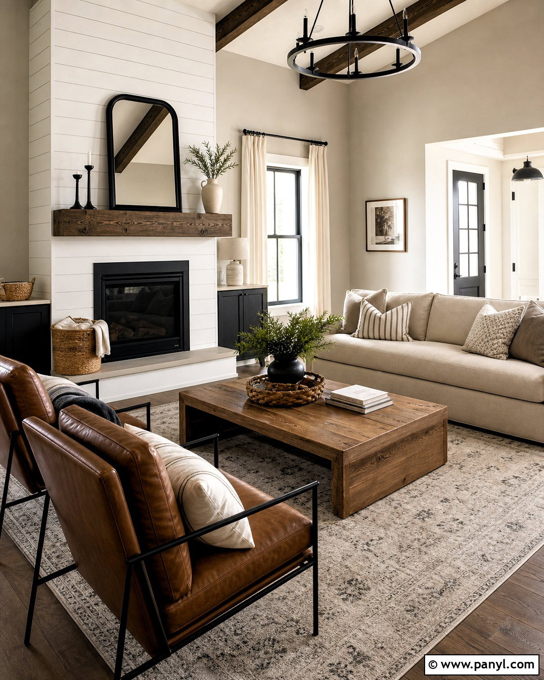20 Repose Gray Living Room Ideas for a Calm, Cozy Home