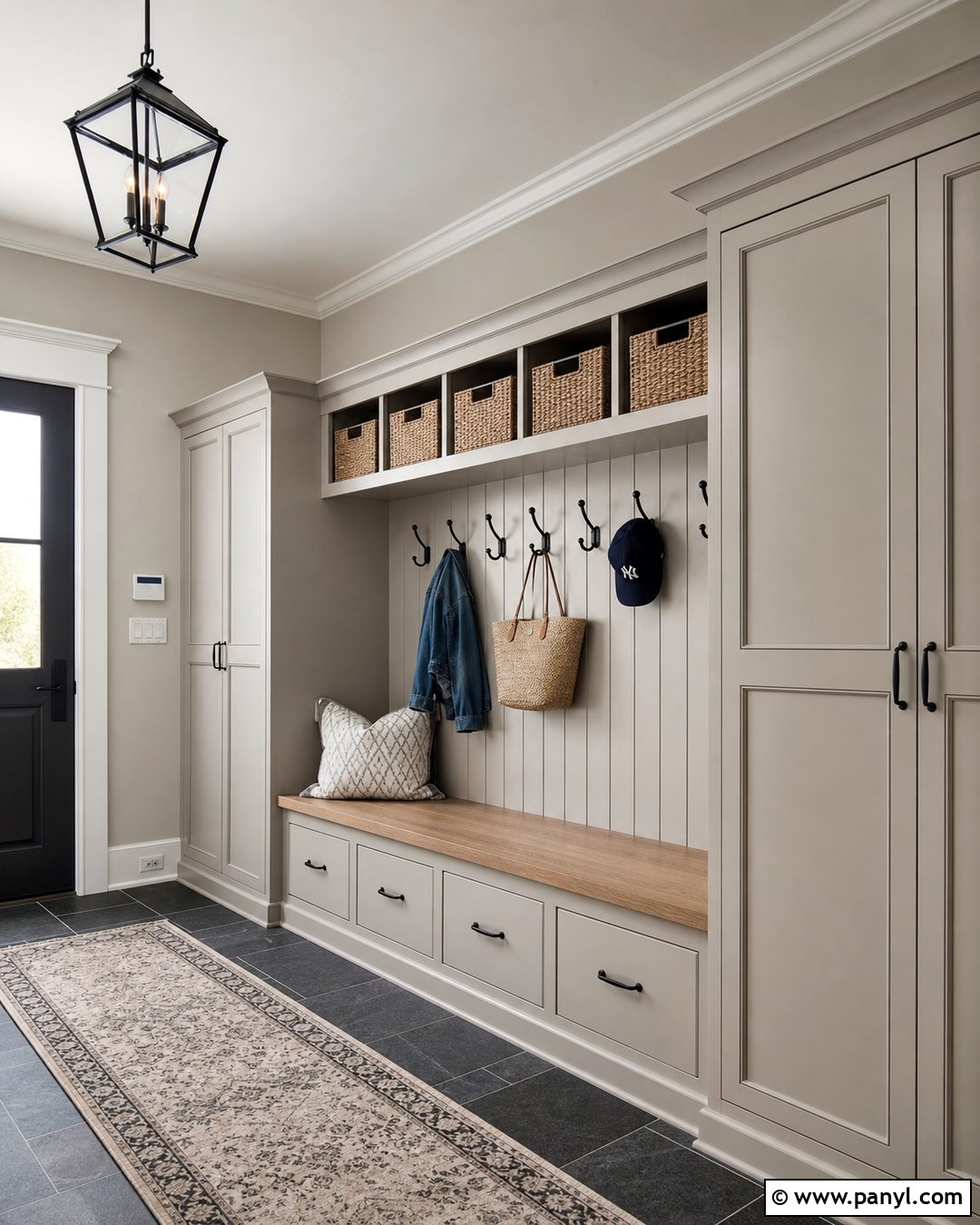 Repose Gray Mudroom - 30 sw repose gray ideas