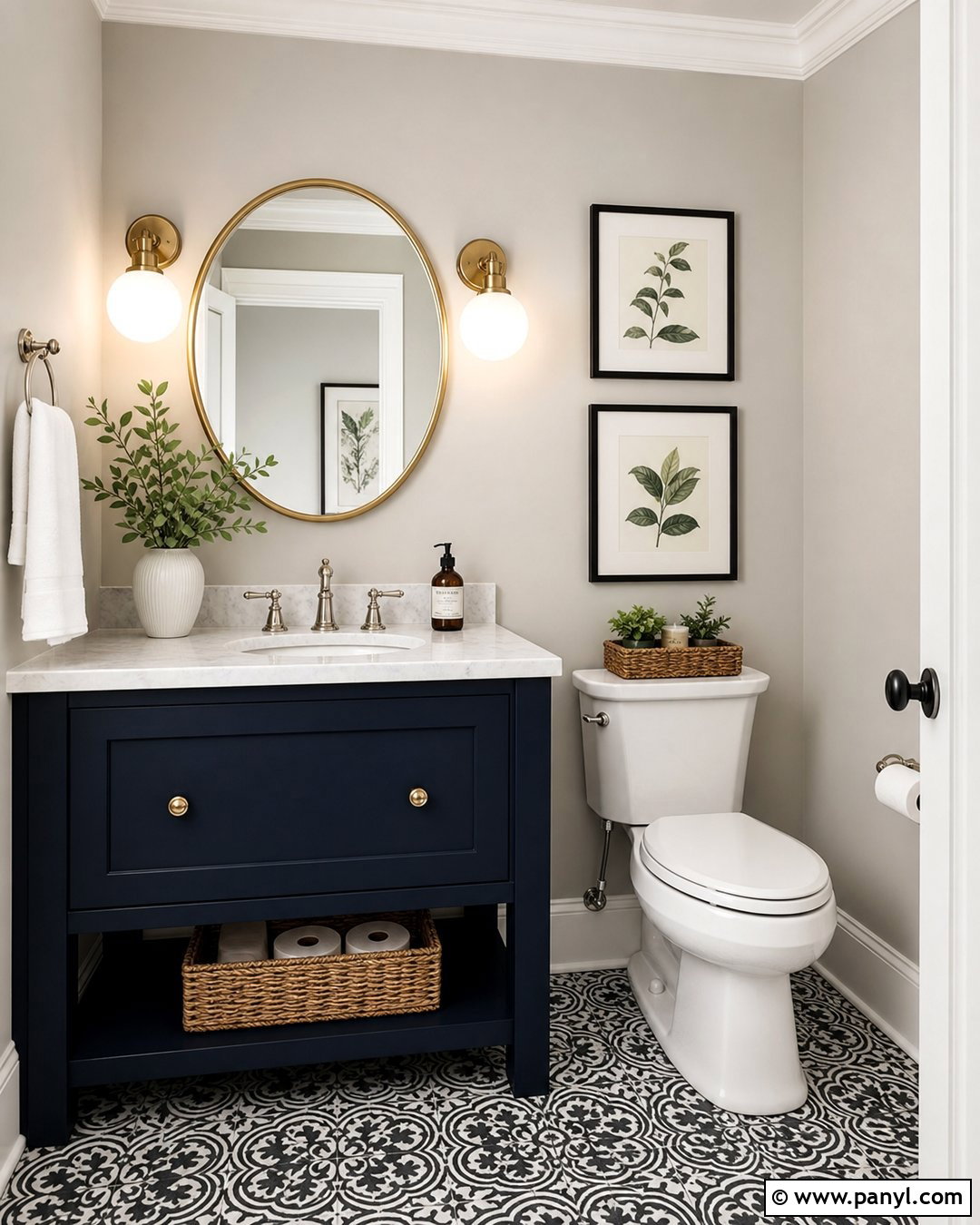 Repose Gray Powder Room With White Trim - 20 repose gray with white trim ideas
