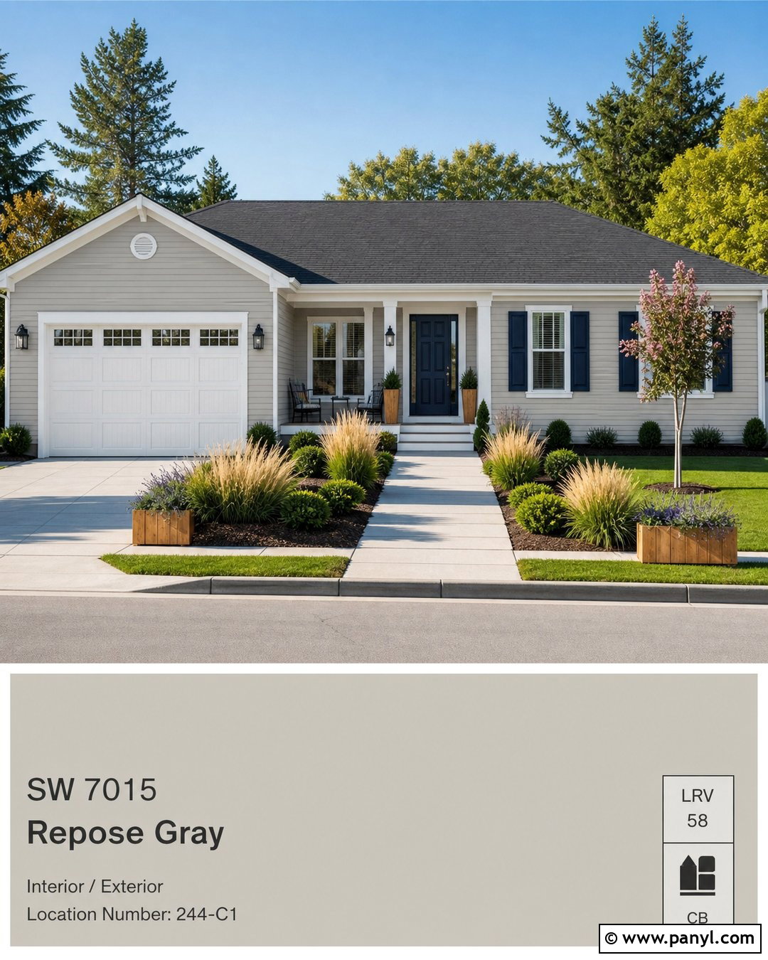 Repose Gray Ranch Exterior - 30 sw repose gray ideas