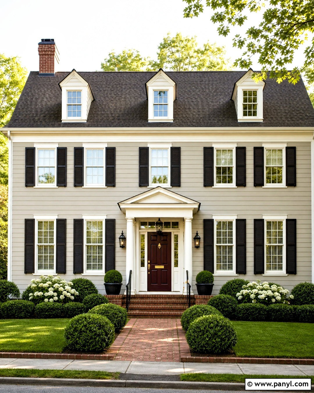 Repose Gray With A Burgundy Door - 20 repose gray sherwin williams exterior ideas