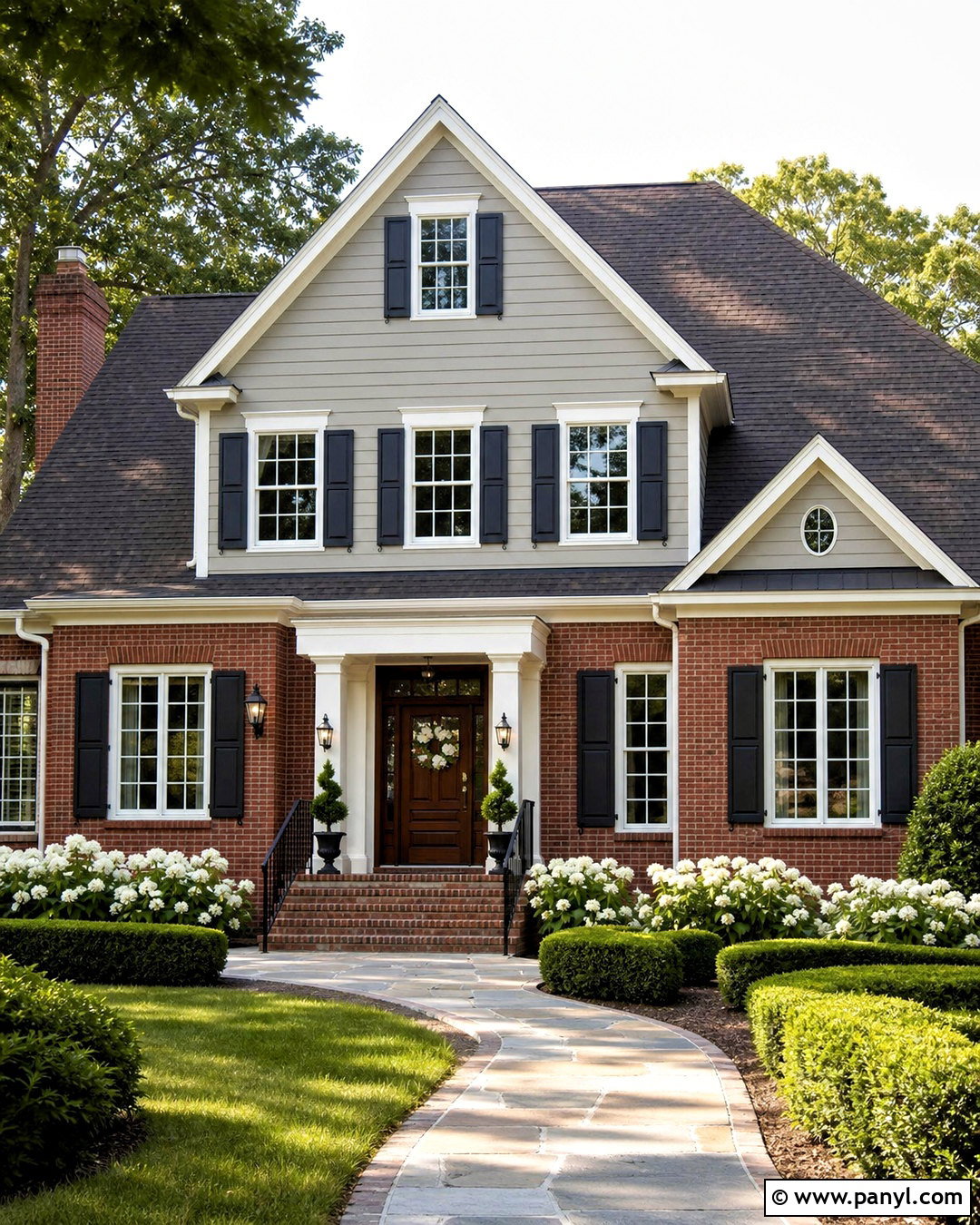 Repose Gray With Red Brick - 20 repose gray sherwin williams exterior ideas