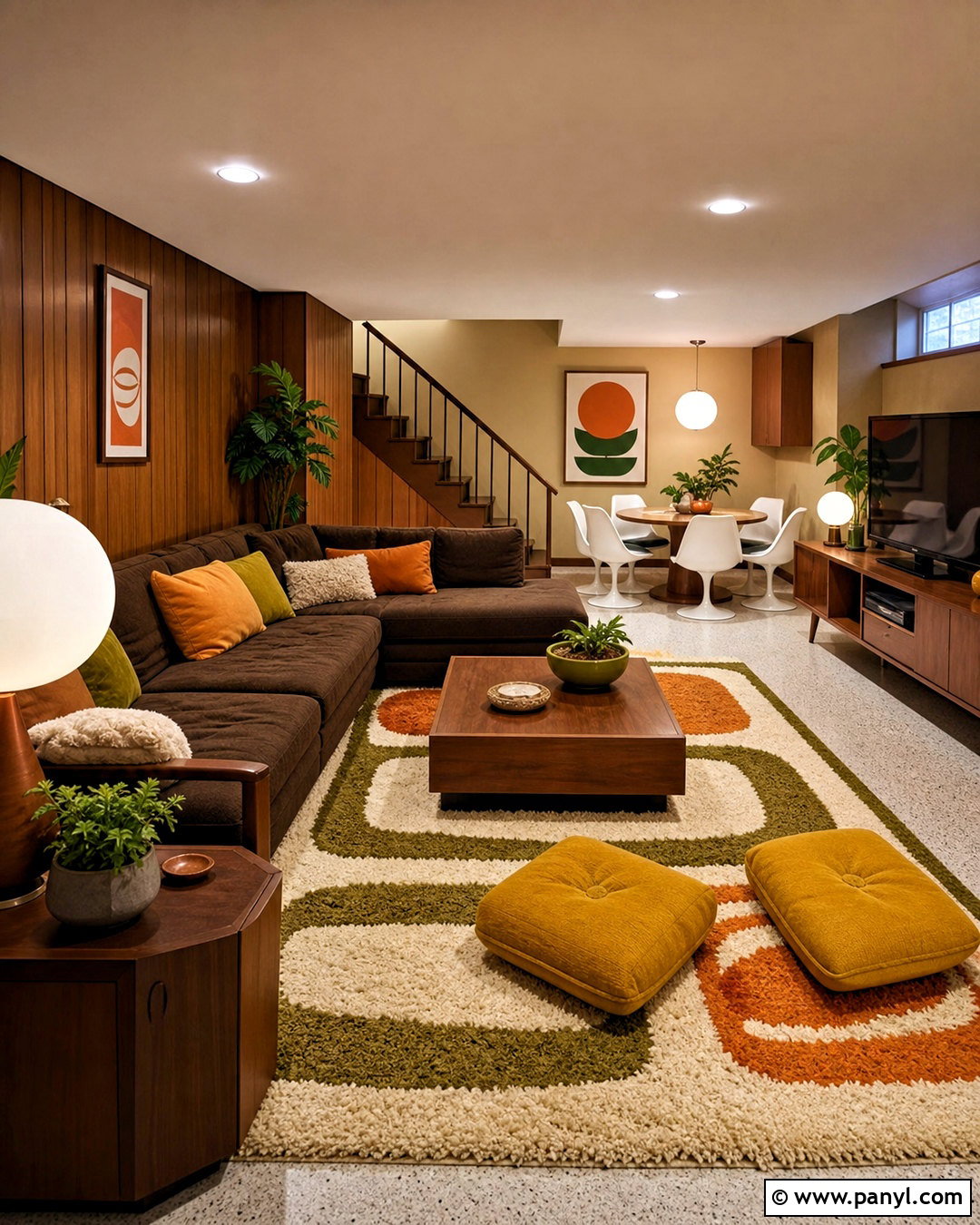 Retro Basement Lounge - 20 retro rooms