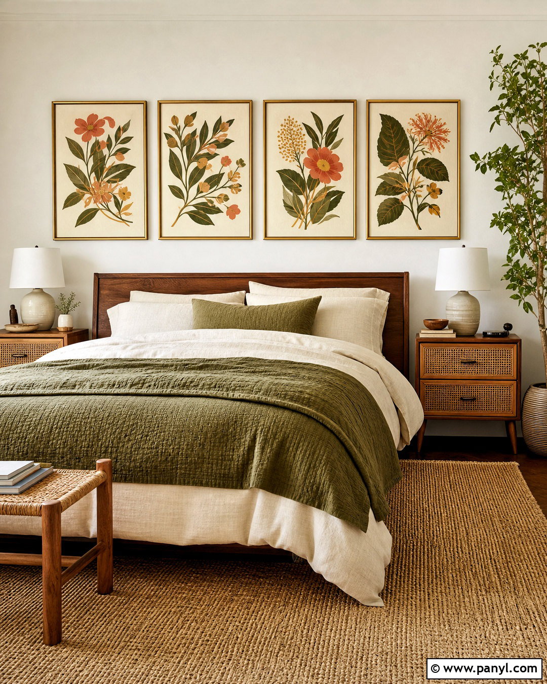 Retro Botanical Wall Art - 20 retro wall art ideas