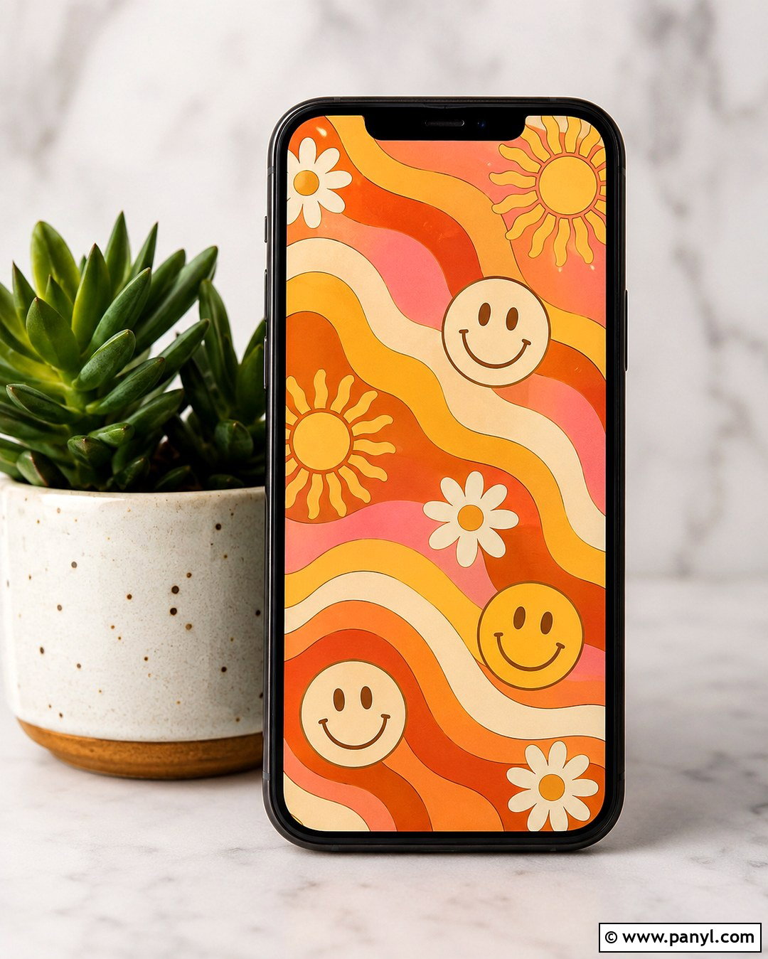 Retro Groovy Smile Wallpaper - 20 Smile And Be Happy Wallpaper Ideas