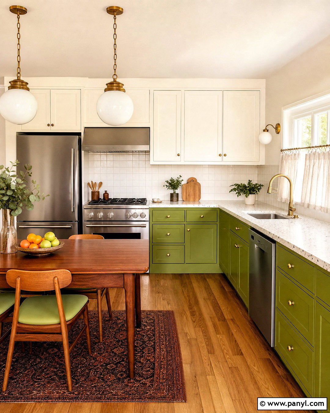 Retro Kitchen With Colorful Cabinets - 20 retro rooms