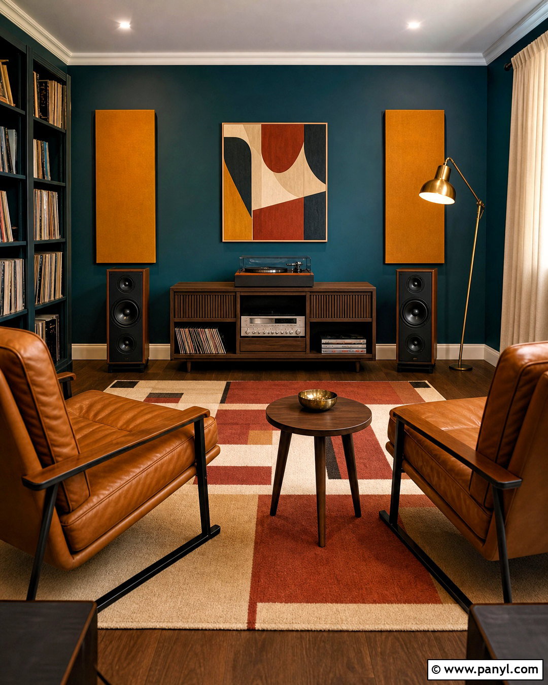 Retro Music Room - 20 retro rooms