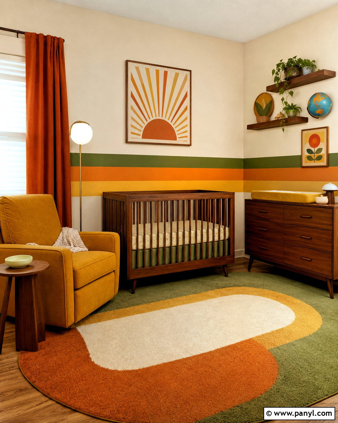 Retro Nursery - 20 bright nursery ideas