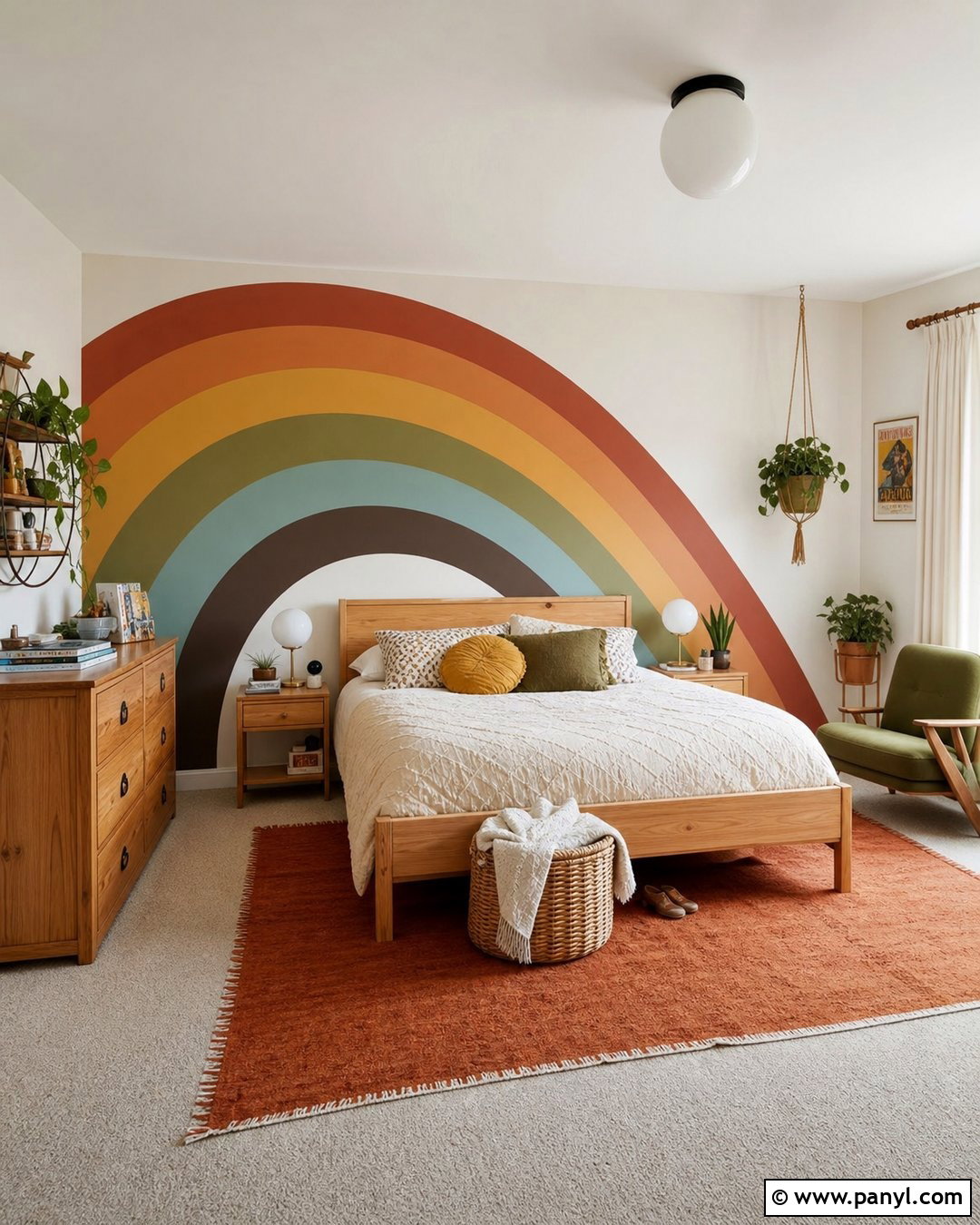 20 Retro 70s Wall Paint Ideas for a Groovy Modern Comeback