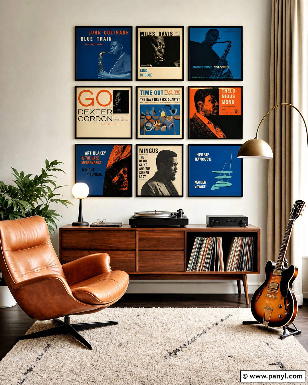 Retro Record Cover Wall Art - 20 retro wall art ideas