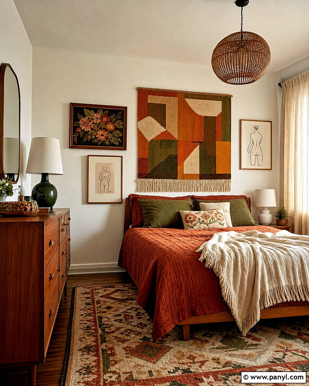 Retro Textile Wall Art - 20 retro wall art ideas