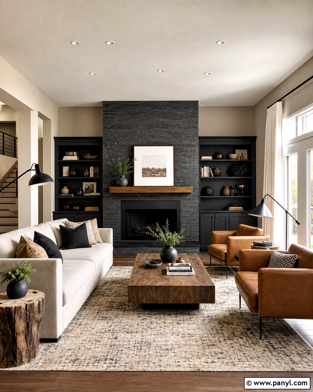 Revere Pewter And Charcoal Fireplace Room - 20 revere pewter color scheme ideas