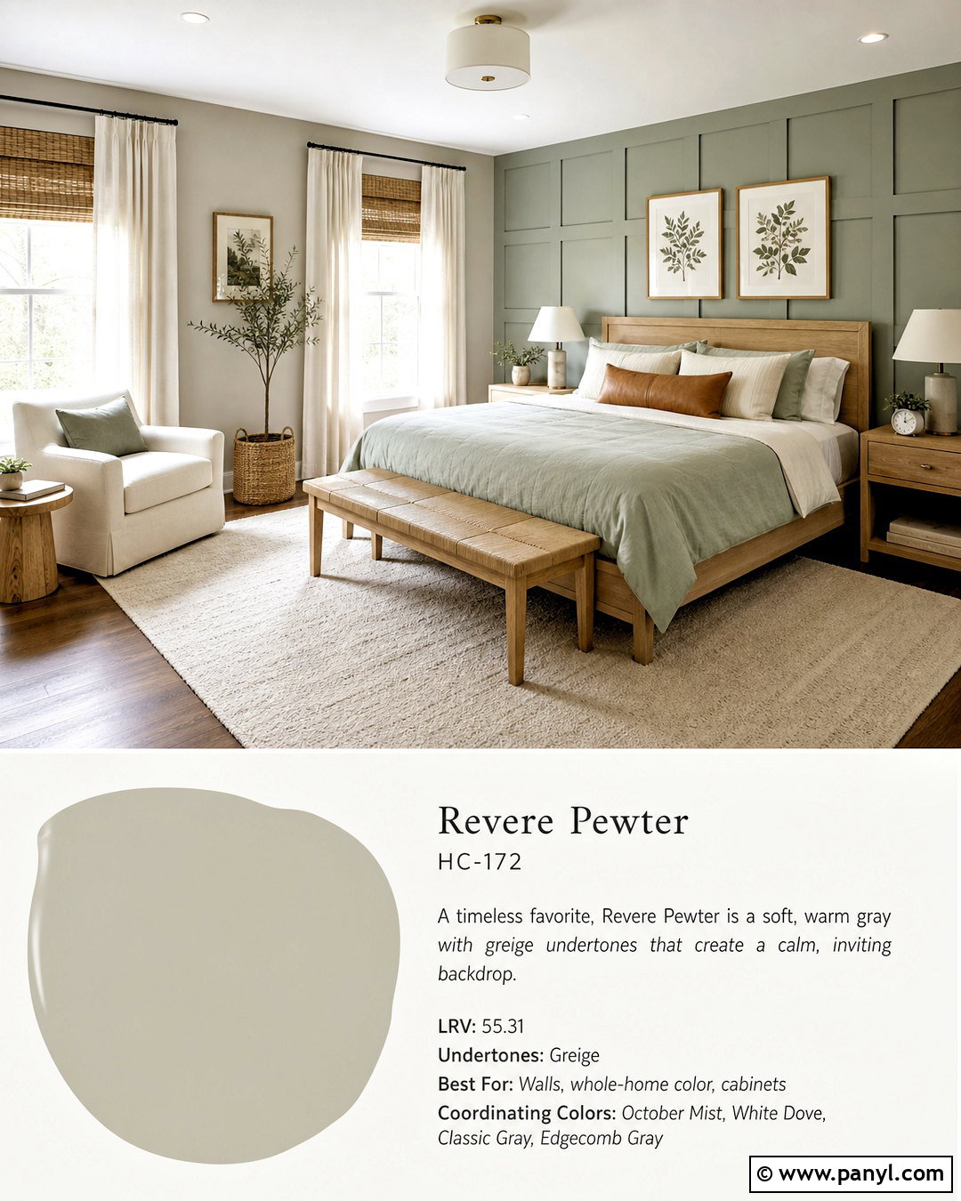 Revere Pewter And October Mist - 20 revere pewter coordinating colors