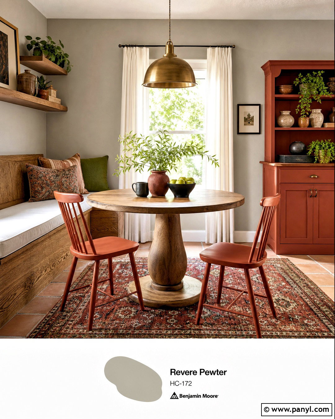 Revere Pewter And Terra Cotta Tile - 20 revere pewter coordinating colors
