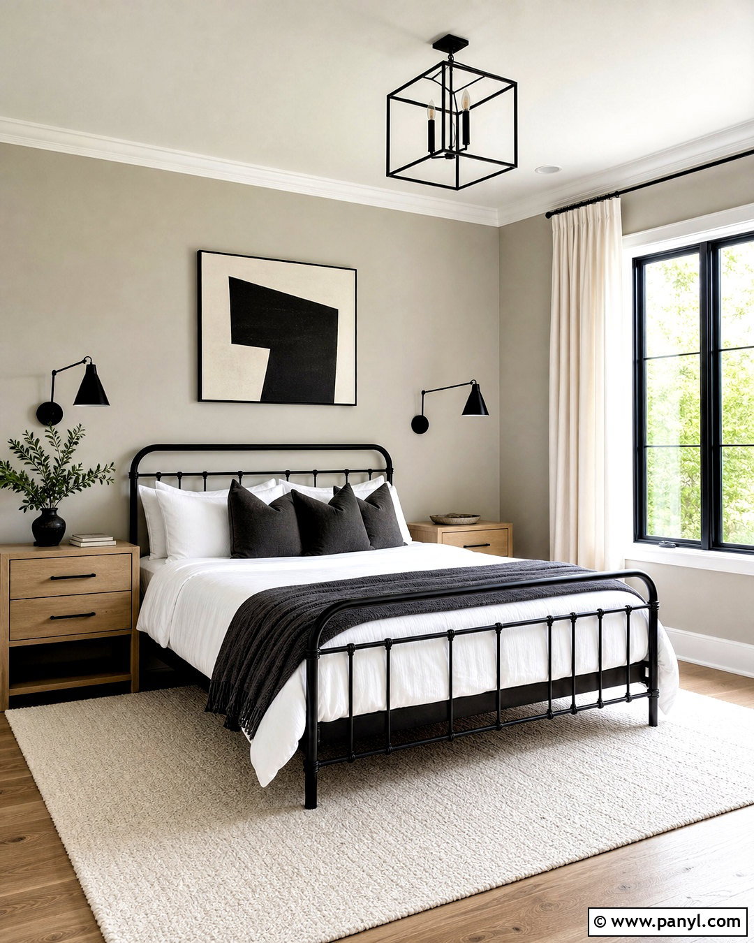 Revere Pewter Bedroom With Black Accents - 20 revere pewter bedroom ideas