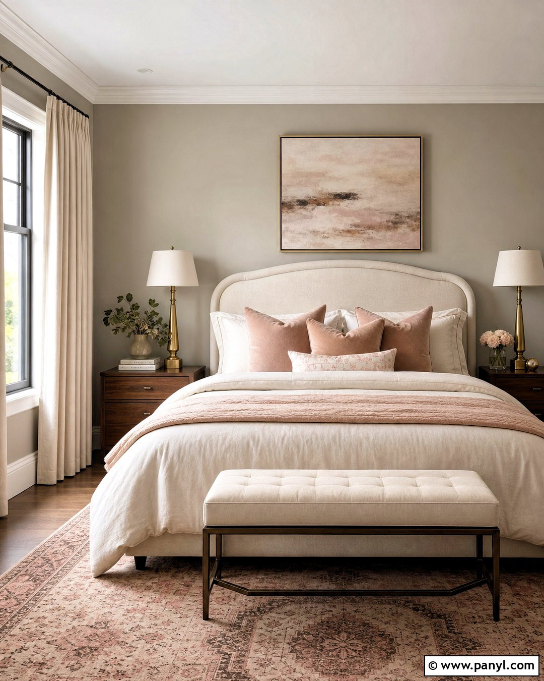 Revere Pewter Bedroom With Blush Pink - 20 revere pewter bedroom ideas