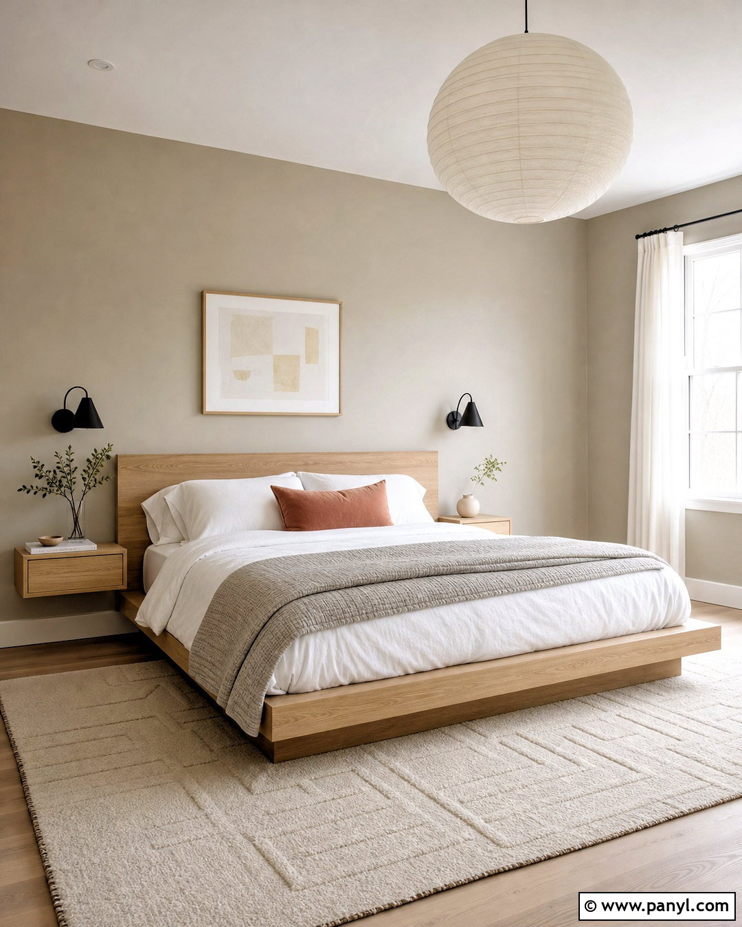 Revere Pewter Bedroom With Light Wood Furniture - 20 revere pewter bedroom ideas