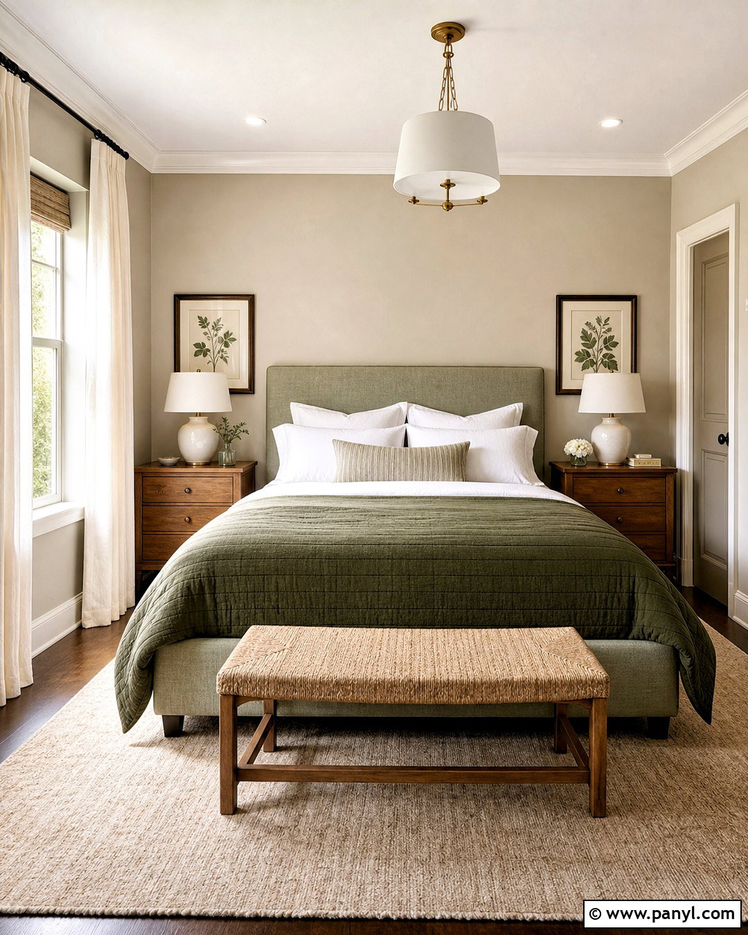 Revere Pewter Bedroom With Sage Green - 20 revere pewter bedroom ideas