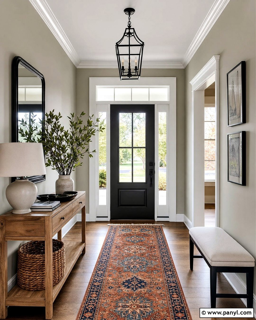 Revere Pewter Entryway - 30 Revere Pewter Walls