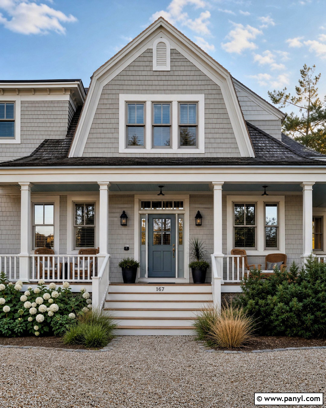 Revere Pewter Exterior Coastal House - 20 revere pewter exterior house ideas
