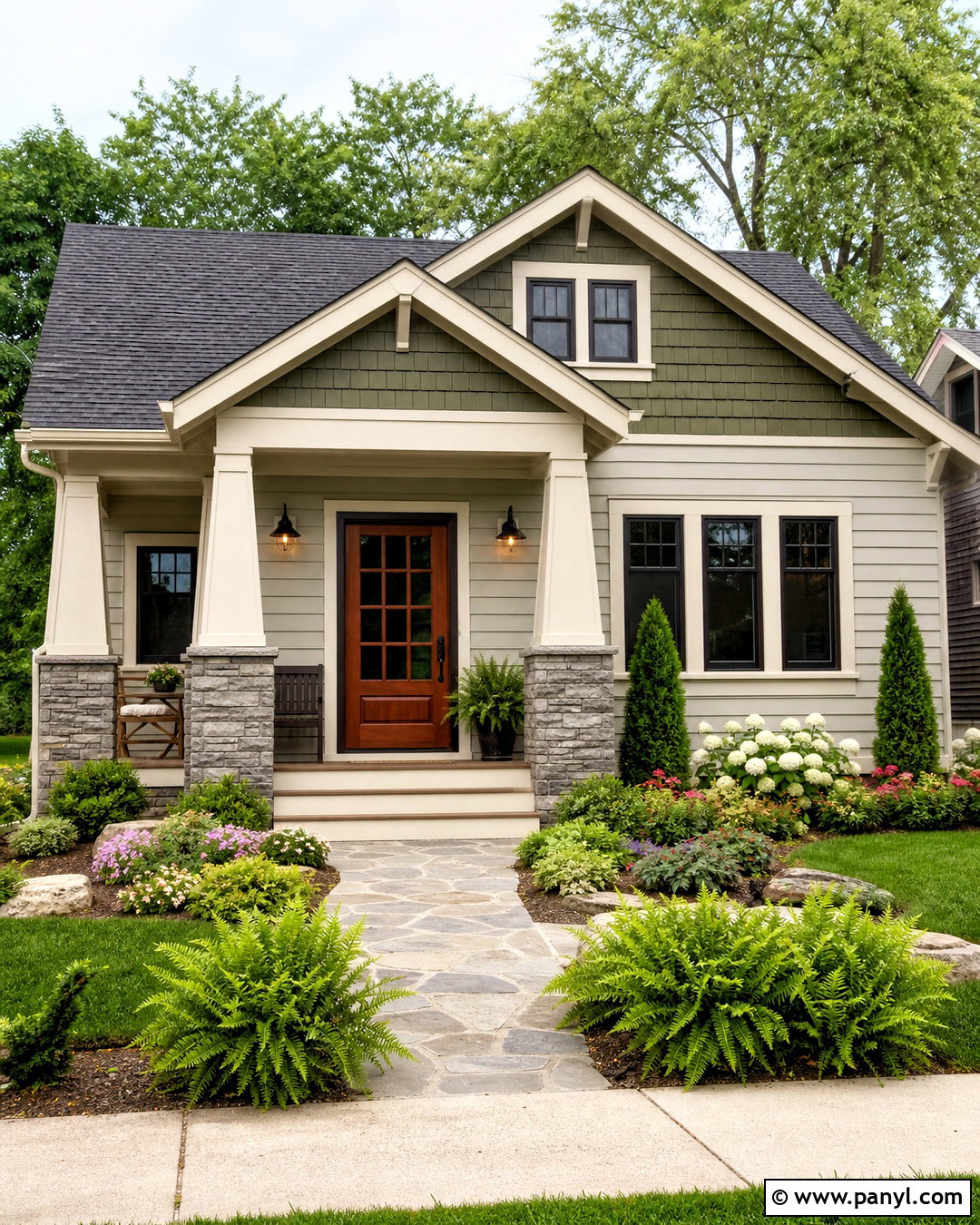 Revere Pewter Exterior Craftsman House - 20 revere pewter exterior house ideas