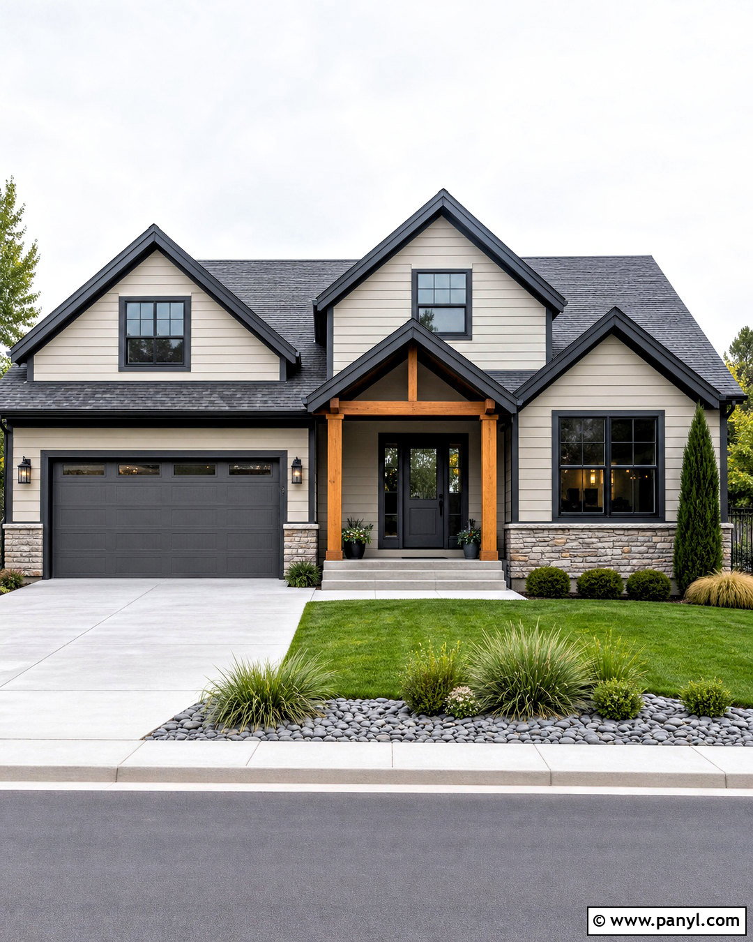 Revere Pewter Exterior With Dark Gray Trim - 20 revere pewter color scheme ideas