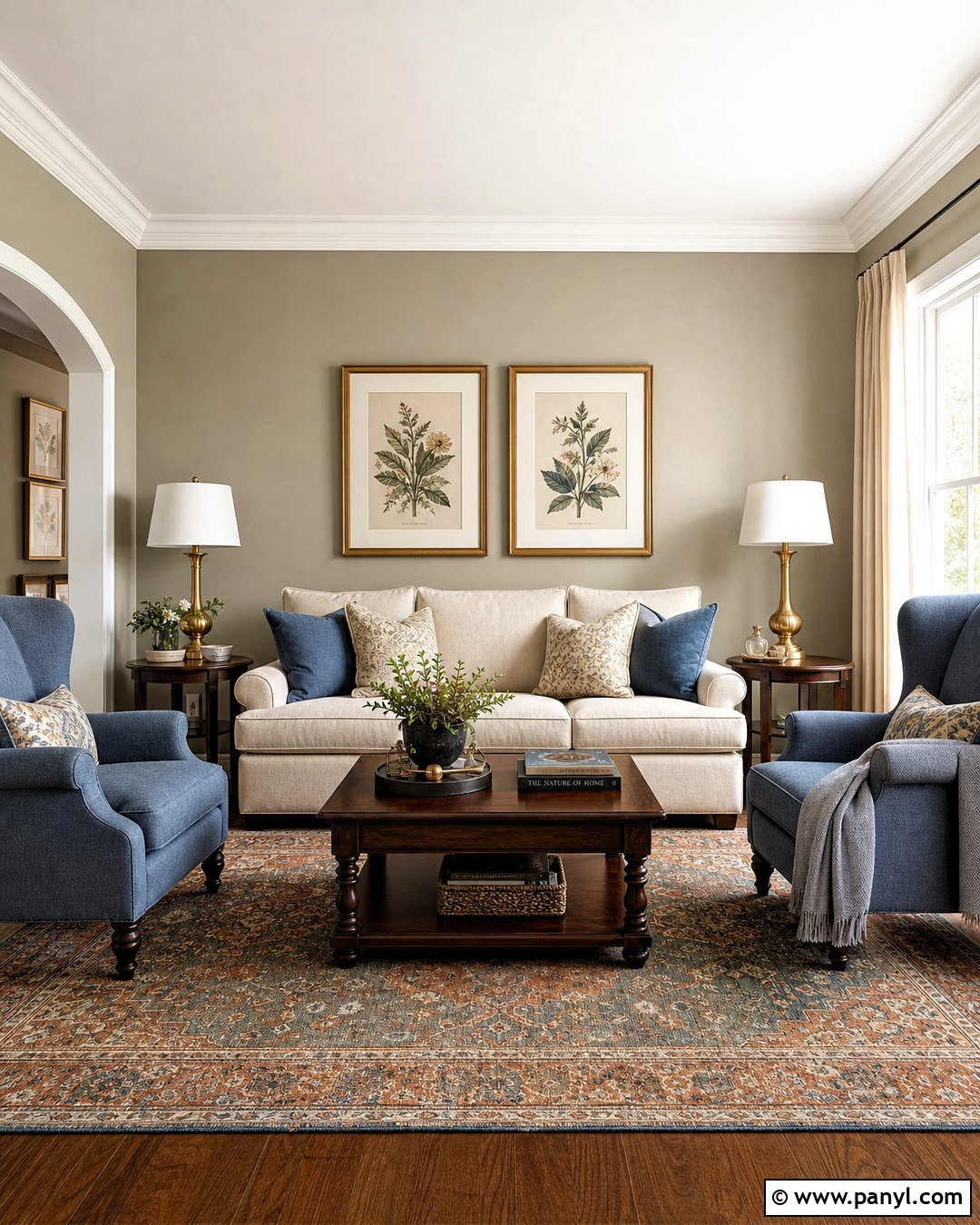 Revere Pewter Greige Living Room - 20 greige paint colors living room ideas